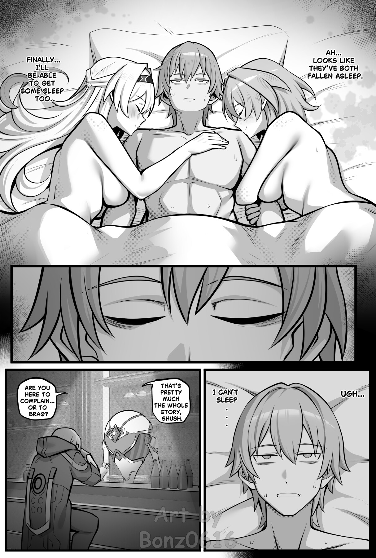 Hentai Manga Comic-My Girlfriends Never! Let me sleep... (alone)-Read-17